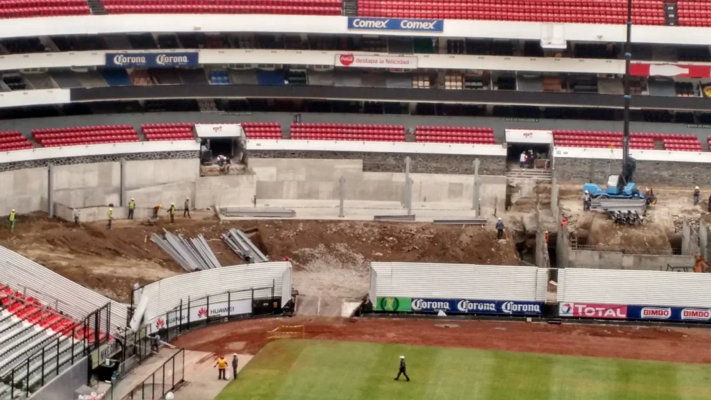 Estadio Azteca — ingeniería estructural, Alonso y Asociados